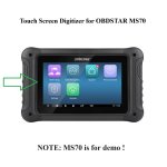 Touch Screen Digitizer Front Housing Assembly for OBDSTAR MS70